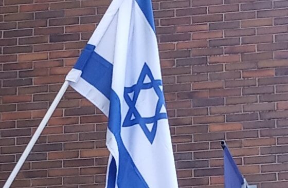 Izrael vlajka radnice Praha 10