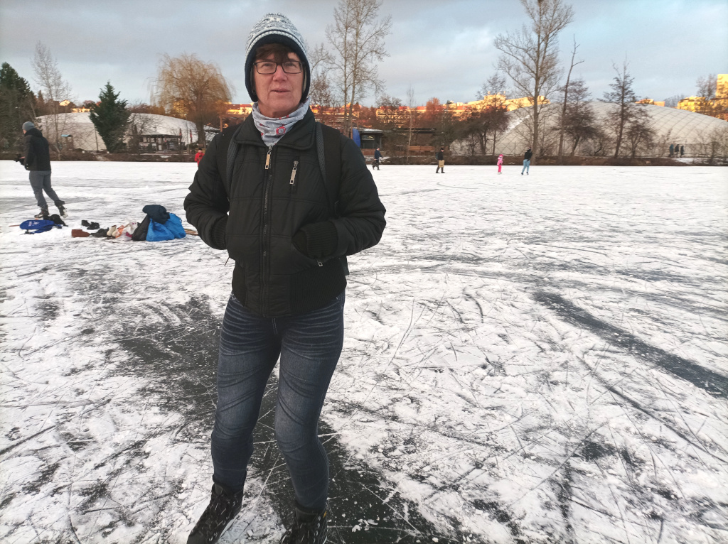 bruslení Hamerský rybník